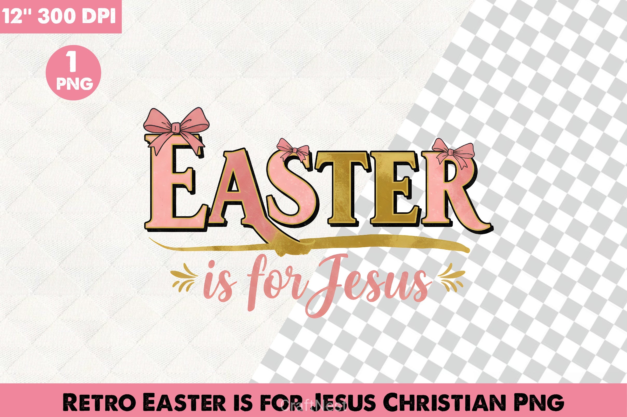 Retro Easter Jesus Clipart Bundle - CraftNest - Digital Crafting and Art