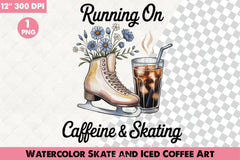 Skate & Iced Coffee Art Clipart Bundle - CraftNest - Digital Crafting and Art
