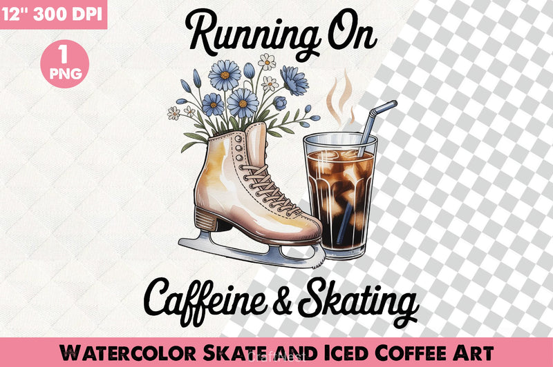 Skate & Iced Coffee Art Clipart Bundle - CraftNest - Digital Crafting and Art