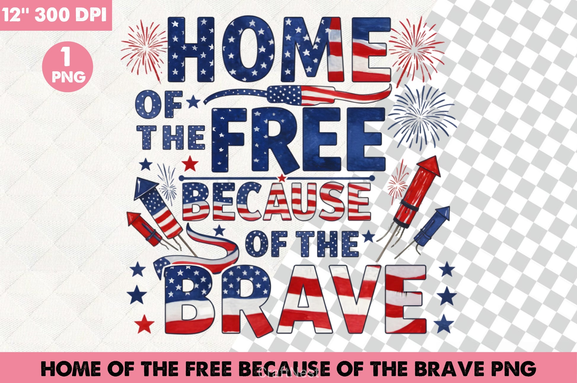Home of the Free Brave Clipart Bundle - CraftNest - Digital Crafting and Art