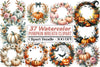 Pumpkin Wreath Clipart Bundle