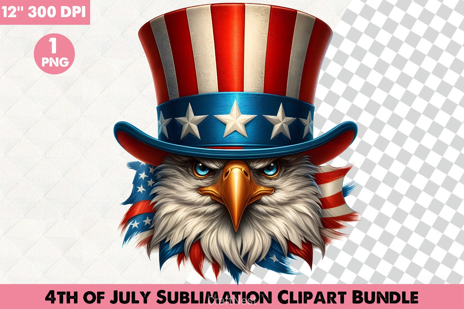4th of July Clipart Bundle 11 - CraftNest - Digital Crafting and Art