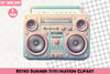 Retro Summer Clipart Bundle 5
