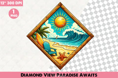 Diamond View Paradise Clipart Bundle - CraftNest - Digital Crafting and Art
