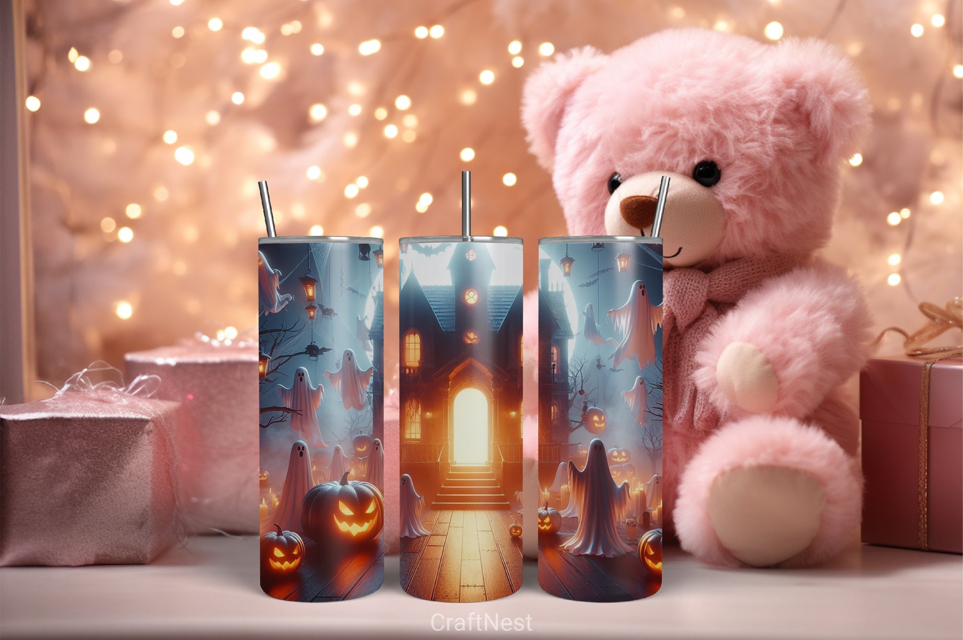 Halloween Tumbler Wrap Bundle 34 - CraftNest - Digital Crafting and Art