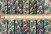 Glitter Peacock Feathers Digital Paper