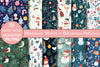 Whimsical Winter & Christmas Patterns Clipart Bundle