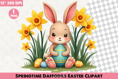 Springtime Daffodils Easter Clipart Bundle 3 - CraftNest - Digital Crafting and Art