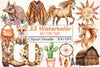 Western Boho Clipart Bundle
