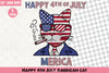 Happy 4th July American Cat Clipart Bundle