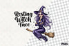 Resting Witch Face Clipart Bundle 2