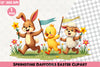 Springtime Daffodils Easter Clipart Bundle
