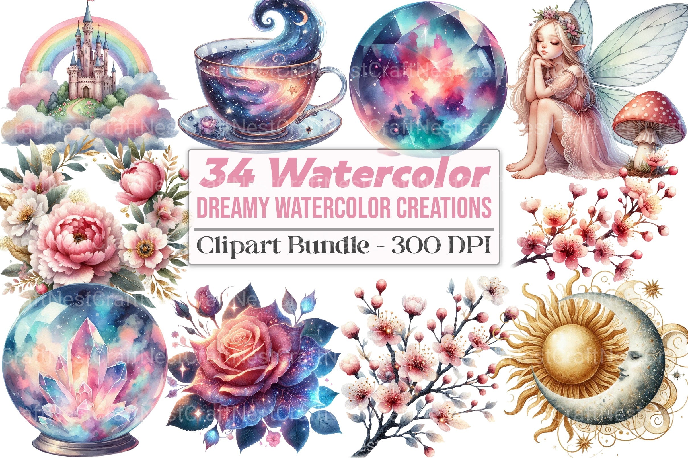 Dreamy Creations Clipart Bundle 1 - CraftNest - Digital Crafting and Art