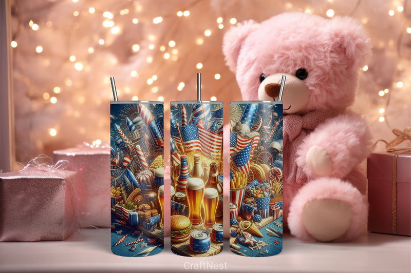 4th of July Tumbler Wrap Bundle 106 - CraftNest - Digital Crafting and Art