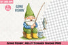 Gone Fishin' Summer Gnome Clipart Bundle