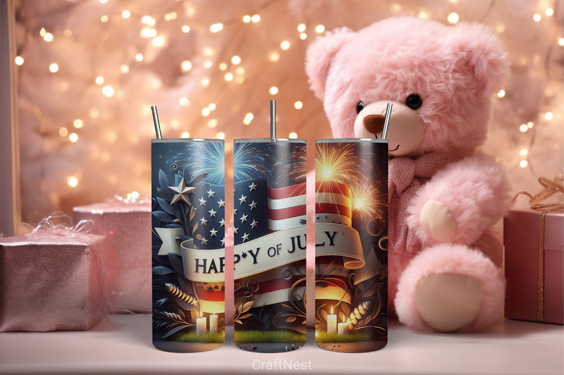 4th of July Tumbler Wrap Bundle 97 - CraftNest - Digital Crafting and Art