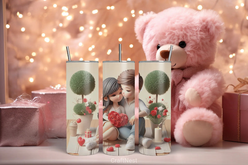 Valentine Tumbler Wrap Bundle 17 - CraftNest - Digital Crafting and Art