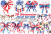 4th of July Bow Clipart Bundle 1
