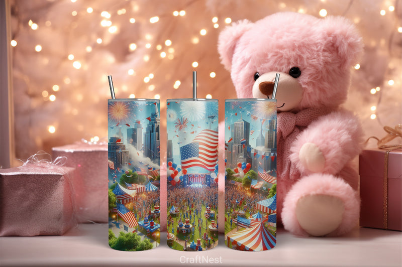 4th of July Tumbler Wrap Bundle 101 - CraftNest - Digital Crafting and Art