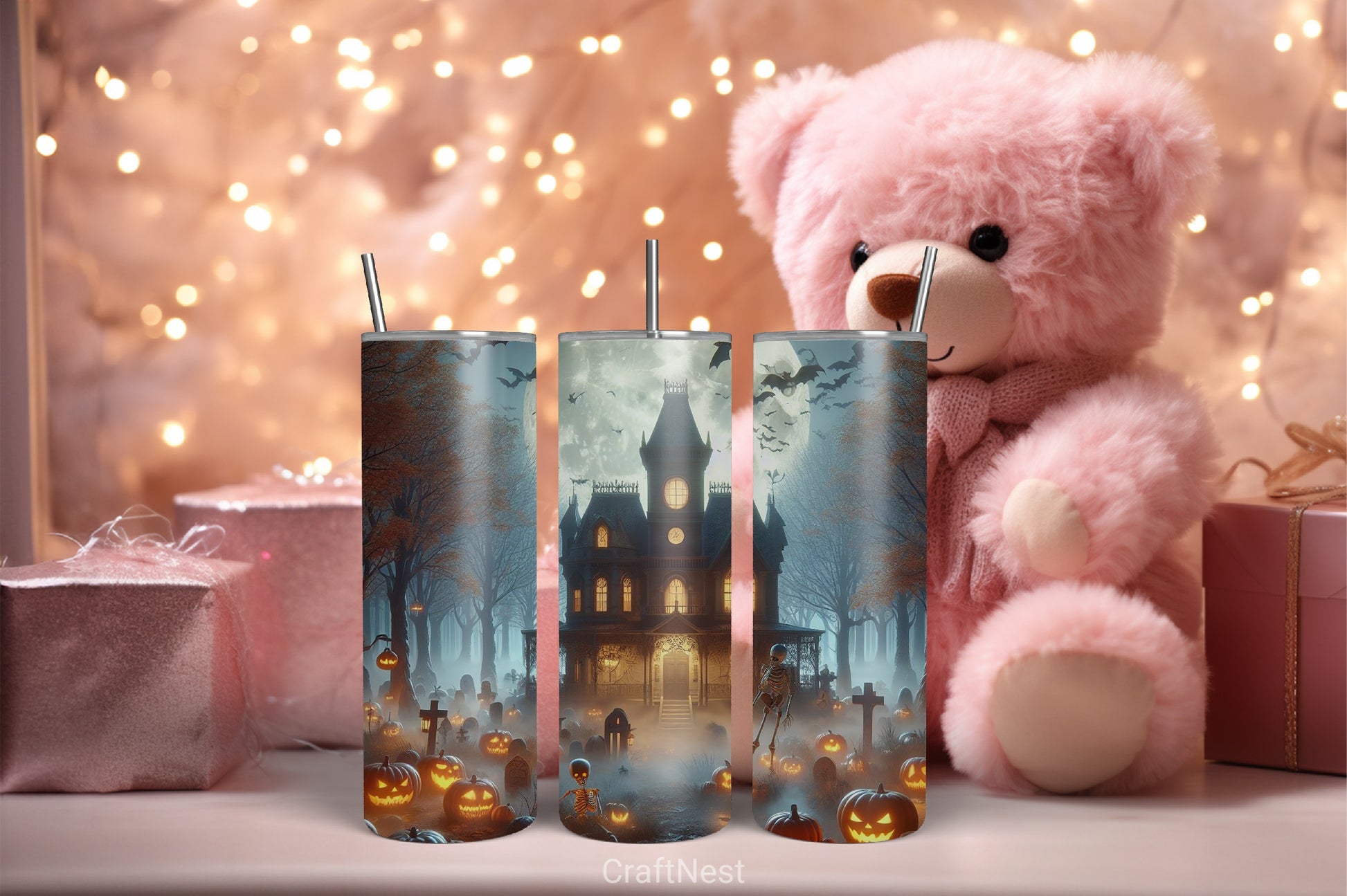 Halloween Tumbler Wrap Bundle 30 - CraftNest - Digital Crafting and Art