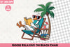 Goose Beach Chair Clipart Bundle