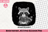 Booktrovert Reading Raccoon Clipart Bundle