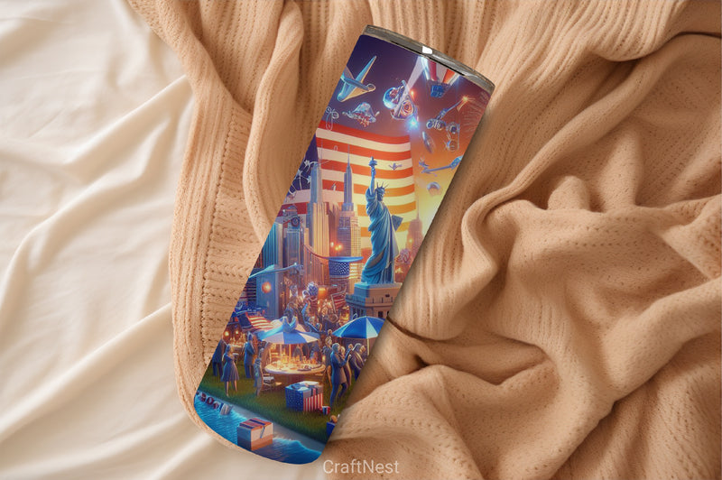 4th of July Tumbler Wrap Bundle 21 - CraftNest - Digital Crafting and Art