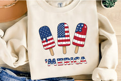 Fourth of July Ice Cream Shirt Clipart Bundle 1 - CraftNest - Digital Crafting and Art