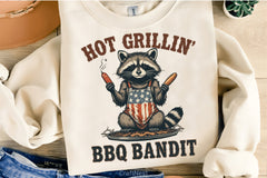 BBQ Bandit Raccoon Clipart Bundle - CraftNest - Digital Crafting and Art