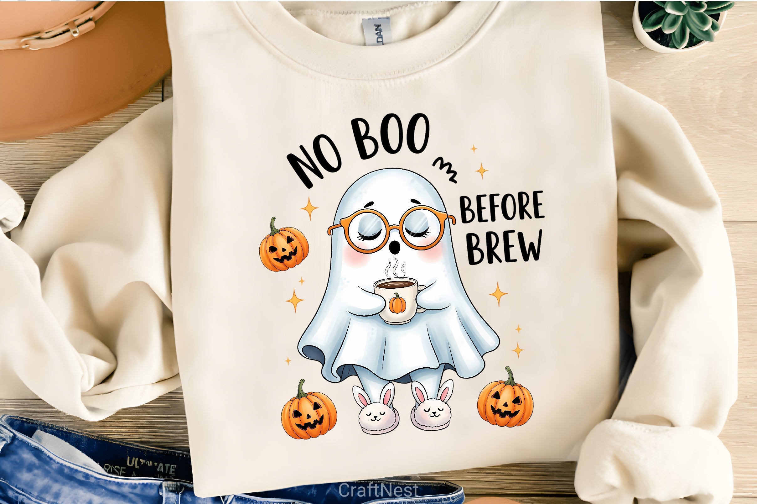 No Boo Before Brew Clipart Bundle - CraftNest - Digital Crafting and Art