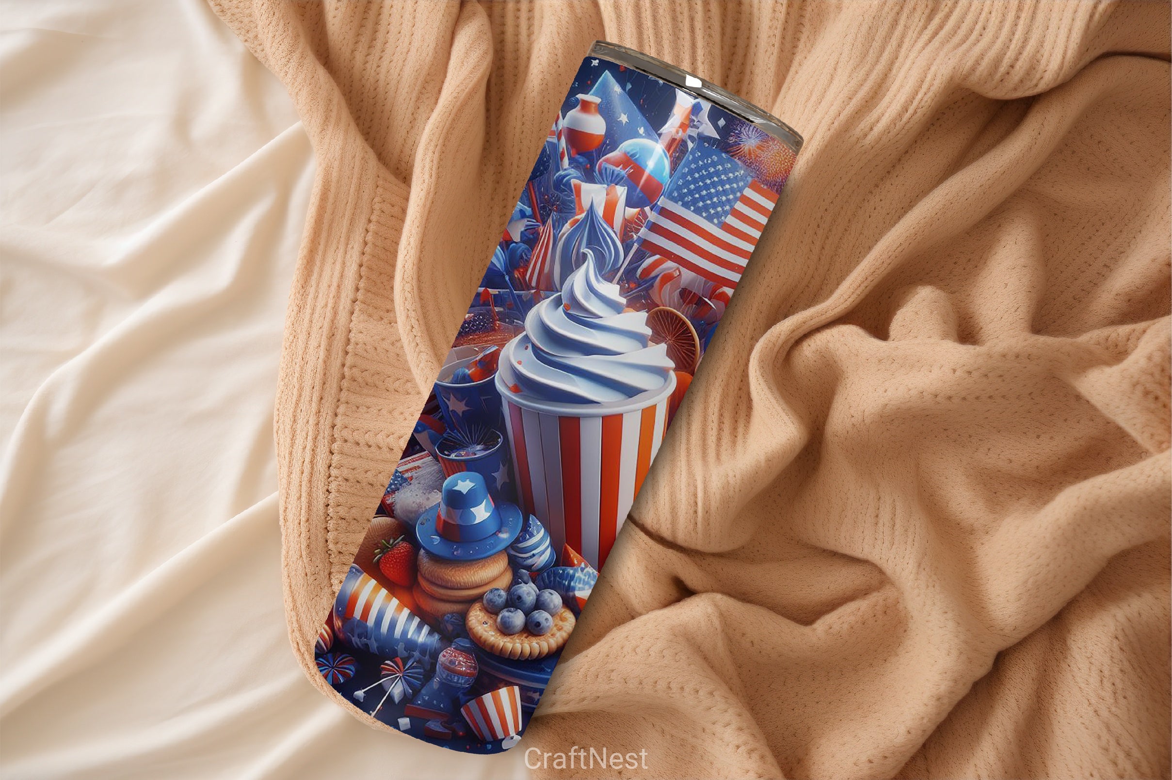 4th of July Tumbler Wrap Bundle 137 - CraftNest - Digital Crafting and Art