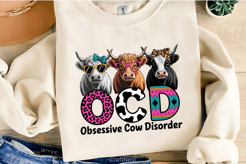 Funny Highland Cows T Shirt Clipart Bundle - CraftNest - Digital Crafting and Art