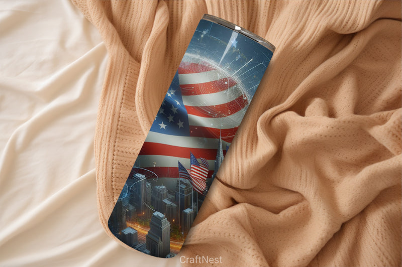 4th of July Tumbler Wrap Bundle 132 - CraftNest - Digital Crafting and Art