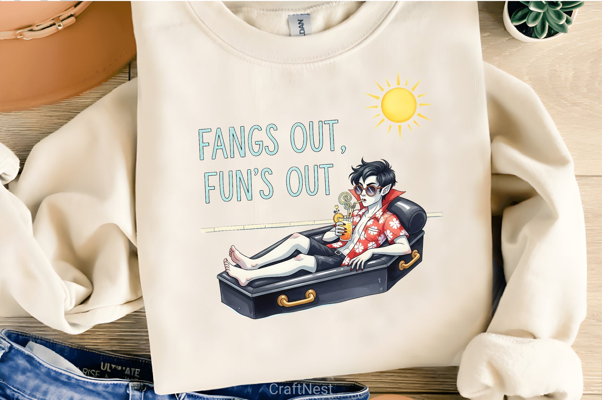 Summer Vampire Vibes Clipart Bundle - CraftNest - Digital Crafting and Art