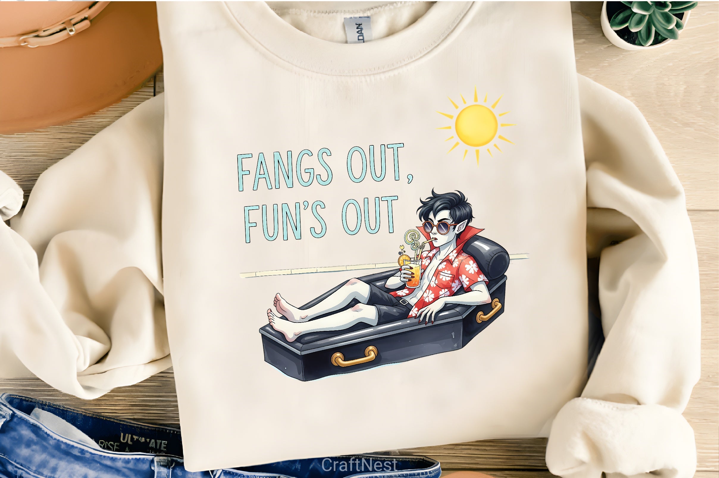 Summer Vampire Vibes Clipart Bundle - CraftNest - Digital Crafting and Art