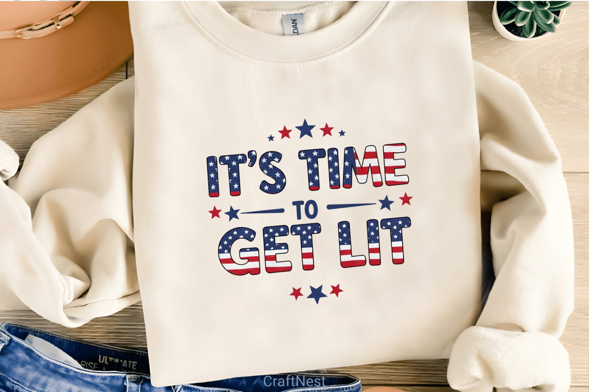 4th of July Get Lit Clipart Bundle - CraftNest - Digital Crafting and Art