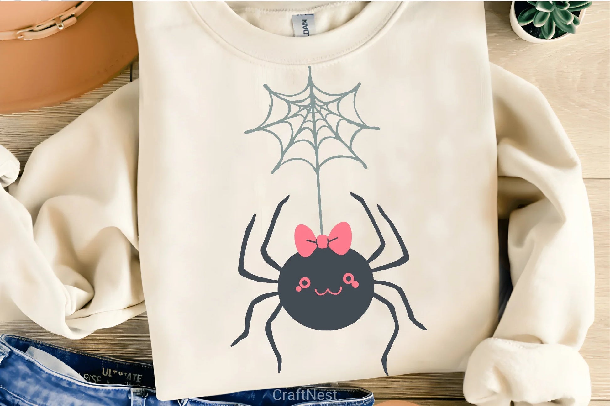 Cute Spider Halloween Clipart Bundle - CraftNest - Digital Crafting and Art