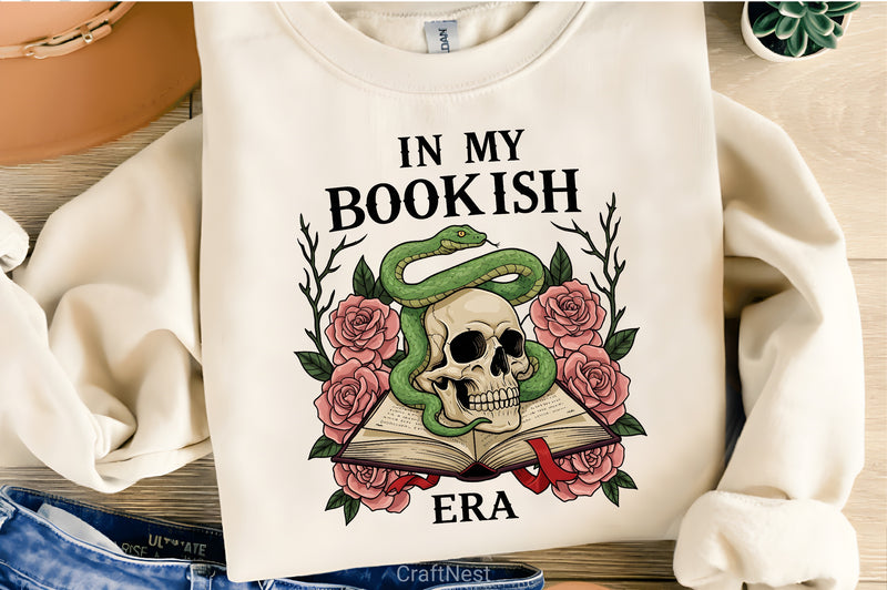 Bookish Era: Funny Book Lover Clipart Bundle - CraftNest - Digital Crafting and Art