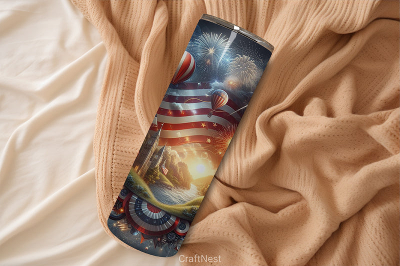 4th of July Tumbler Wrap Bundle 122 - CraftNest - Digital Crafting and Art