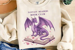 Fantasy Readers Book Club Clipart Bundle   3 - CraftNest - Digital Crafting and Art