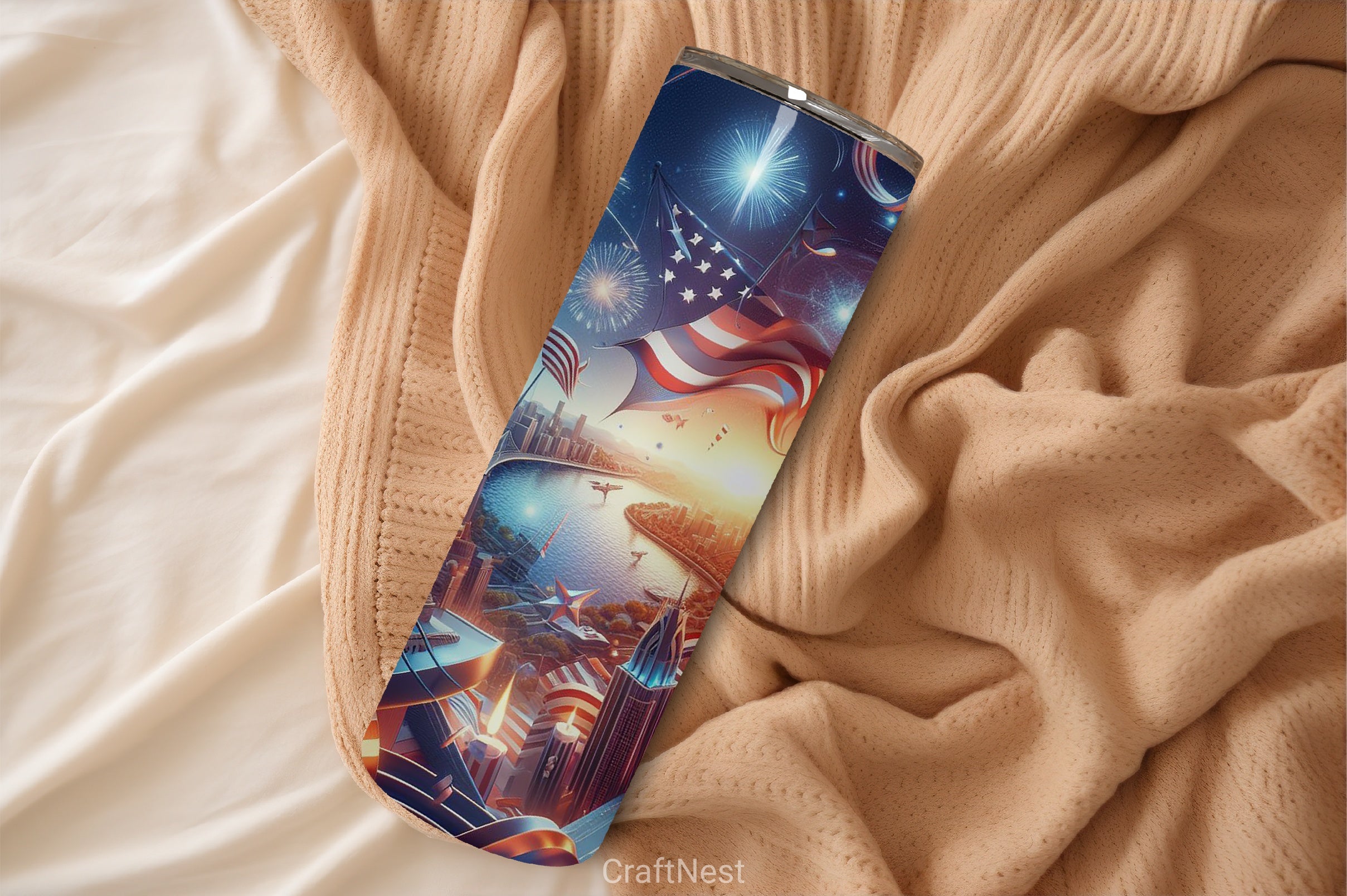 4th of July Tumbler Wrap Bundle 145 - CraftNest - Digital Crafting and Art