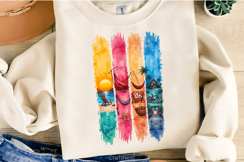 Vibrant Retirement T Shirt Design Bundle - CraftNest - Digital Crafting and Art