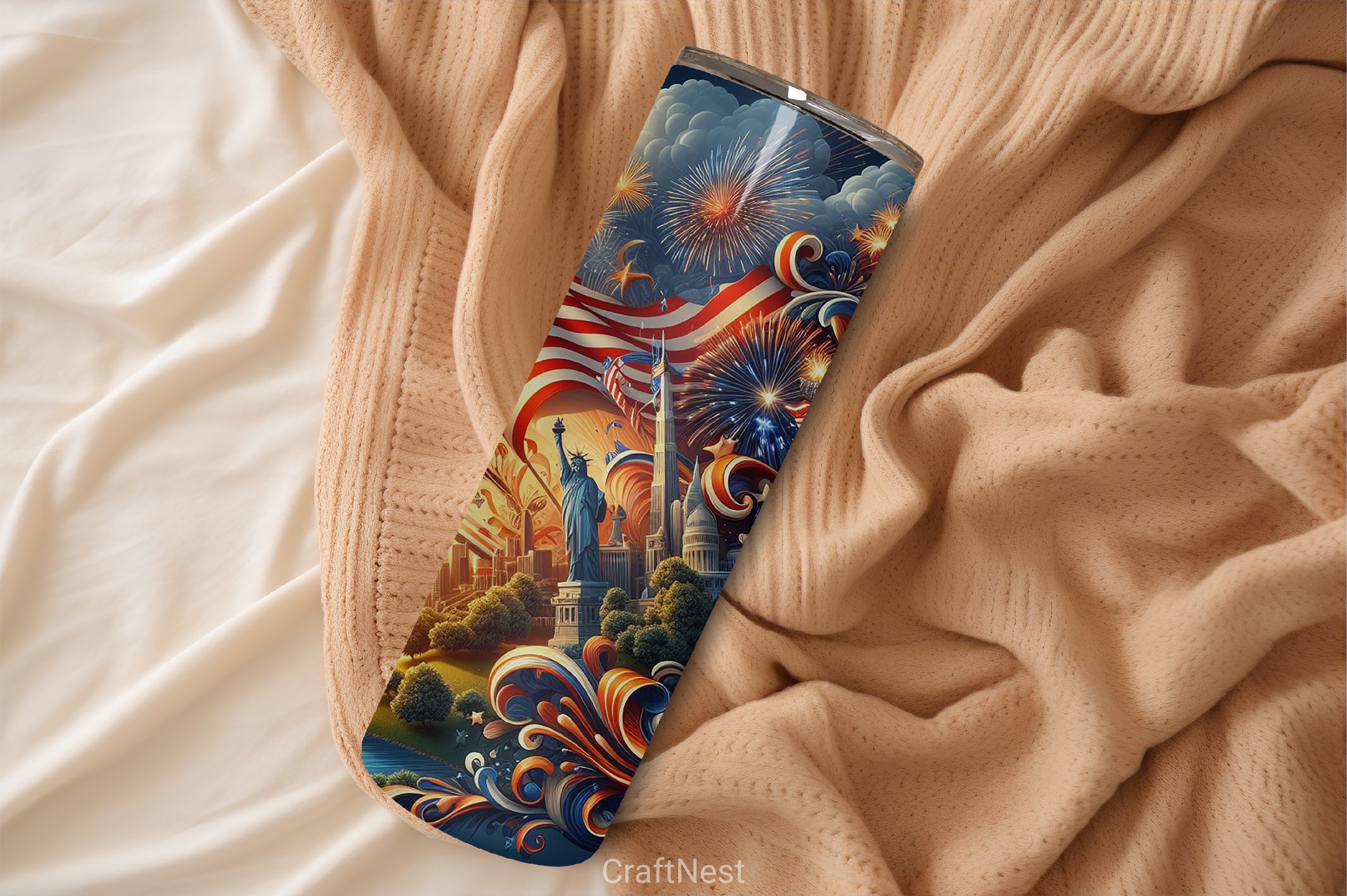 4th of July Tumbler Wrap Bundle 133 - CraftNest - Digital Crafting and Art