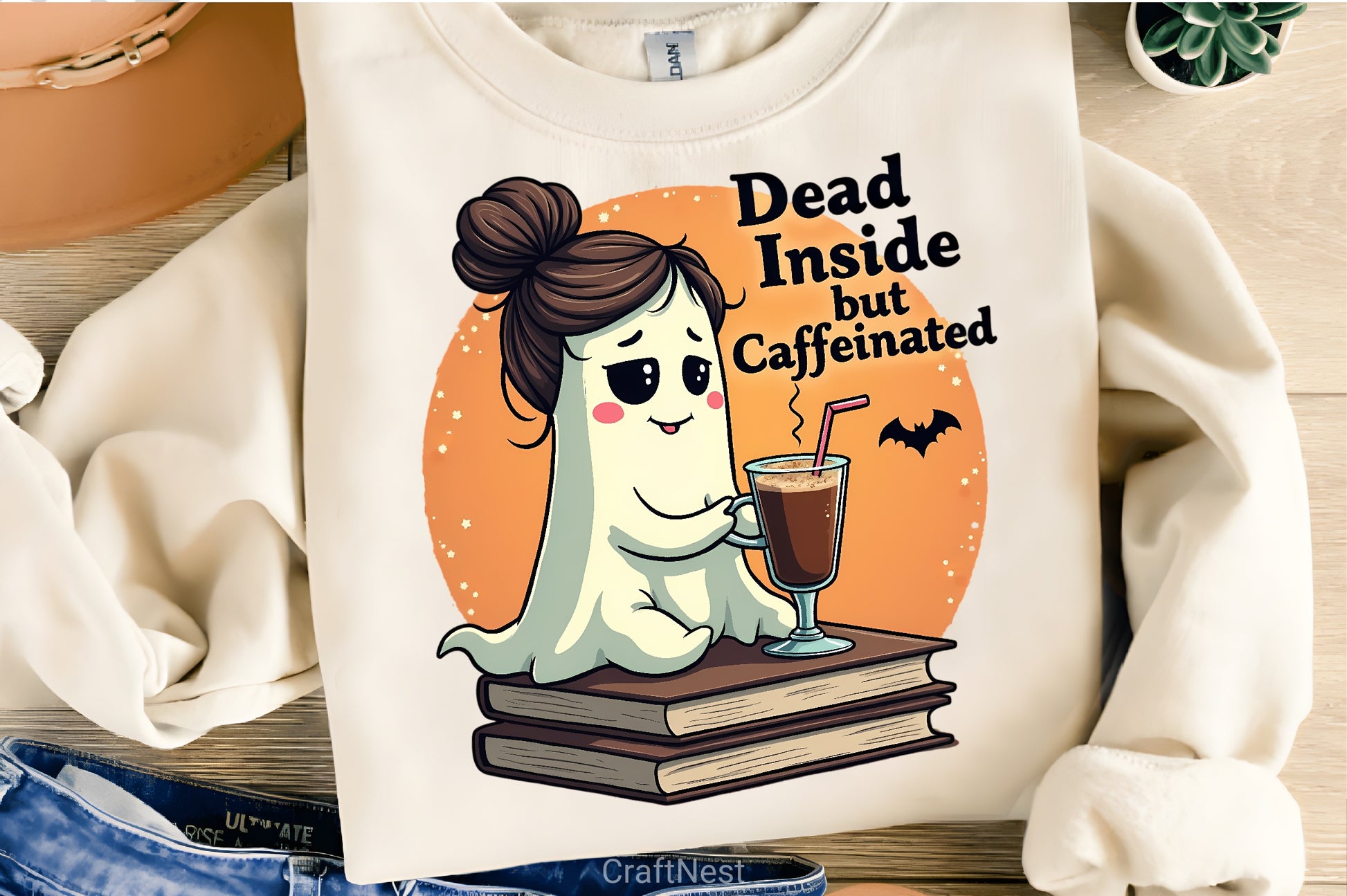 70s Retro Halloween Ghost Clipart Bundle - CraftNest - Digital Crafting and Art