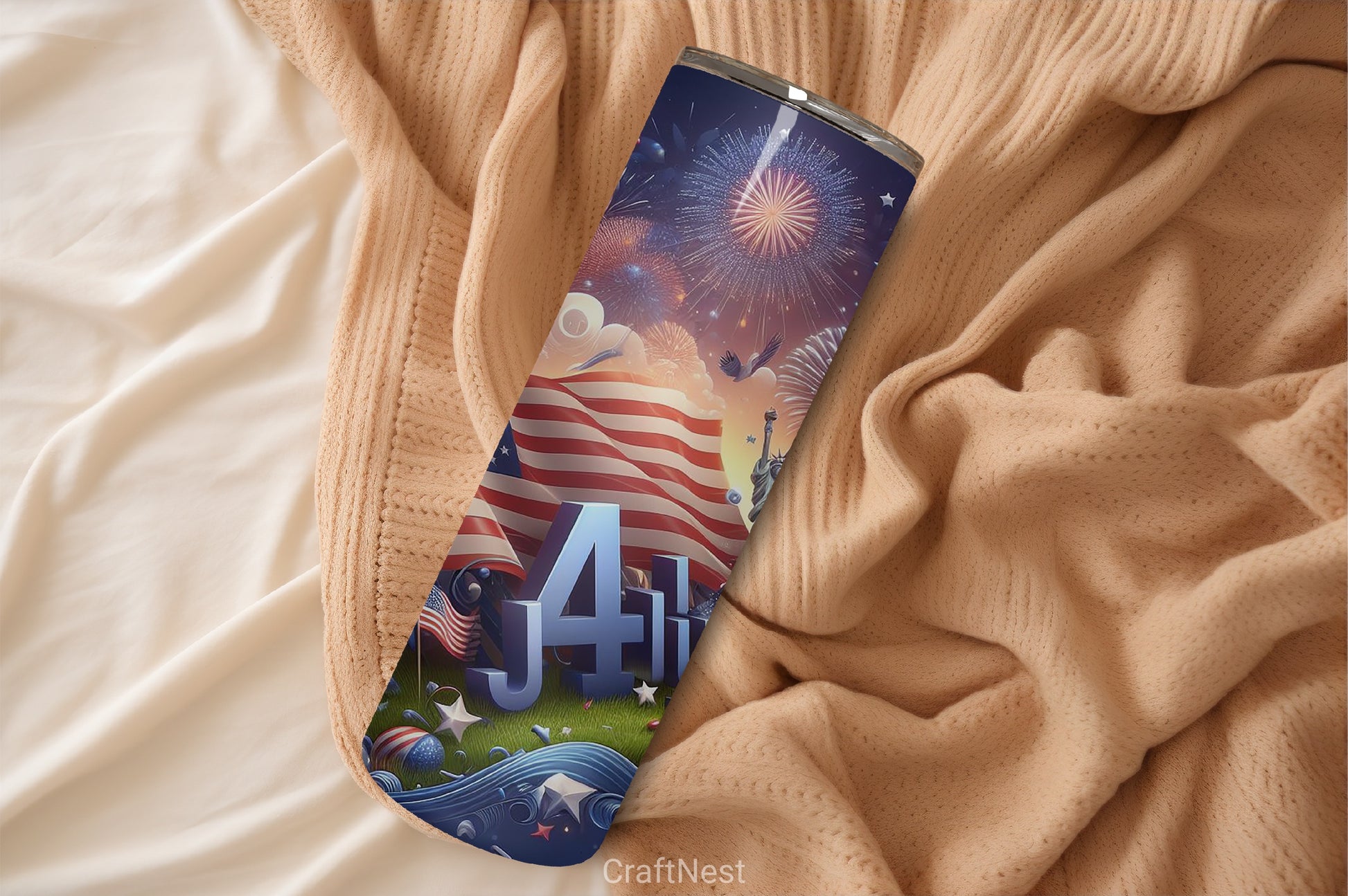 4th of July Tumbler Wrap Bundle 54 - CraftNest - Digital Crafting and Art