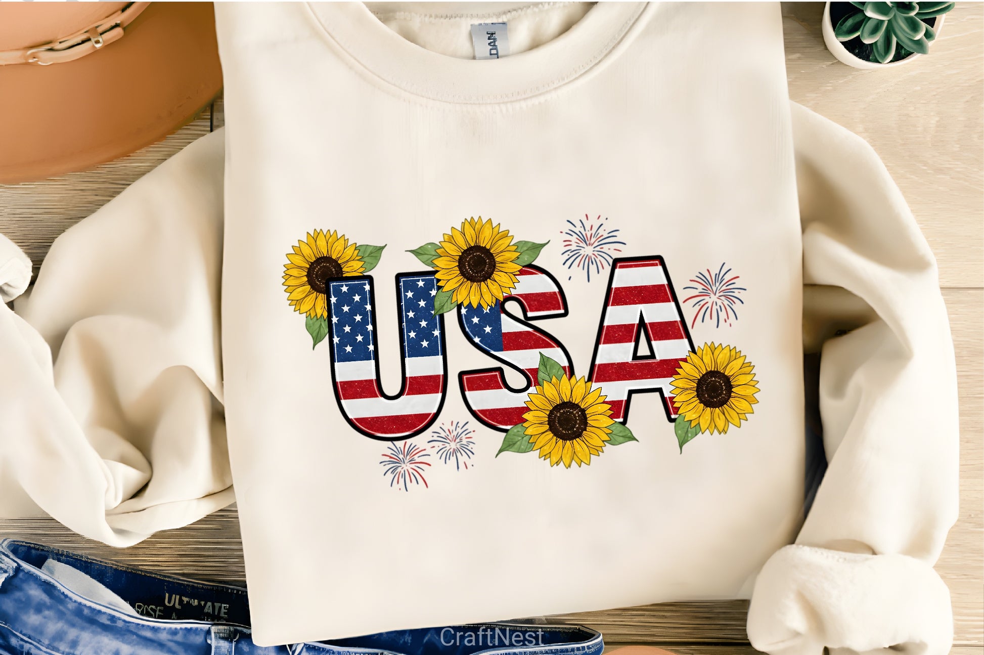 4th of July USA Clipart Bundle 2 - CraftNest - Digital Crafting and Art