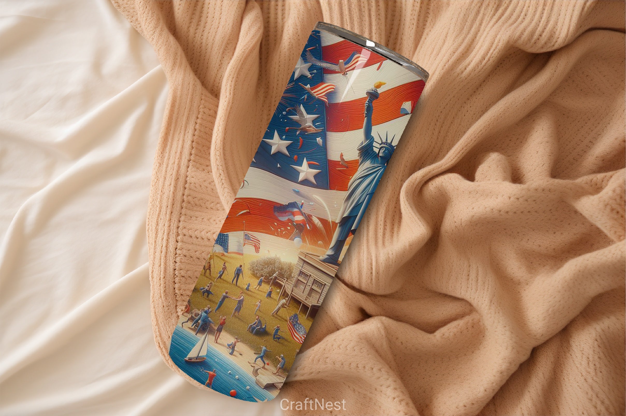 4th of July Tumbler Wrap Bundle 64 - CraftNest - Digital Crafting and Art