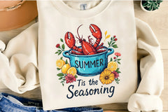 Summer Lobster Festive T-Shirt Design Bundle - CraftNest - Digital Crafting and Art
