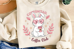 Retro Easter Bunny Iced Coffee Clipart Bundle - CraftNest - Digital Crafting and Art