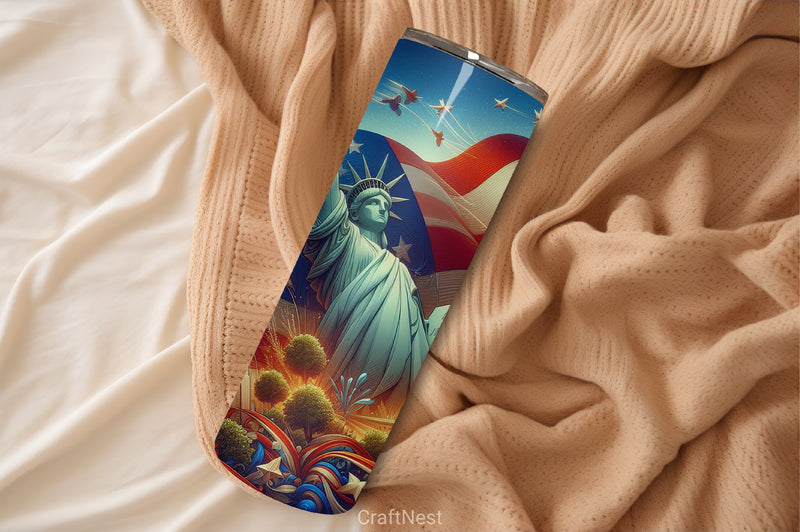 4th of July Tumbler Wrap Bundle 26 - CraftNest - Digital Crafting and Art